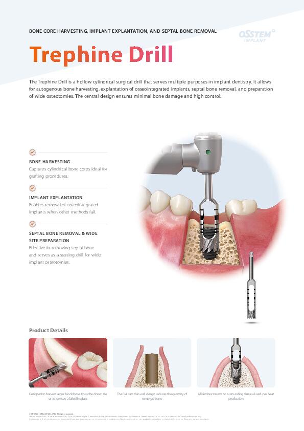 Flyer | Trephine Drill | English