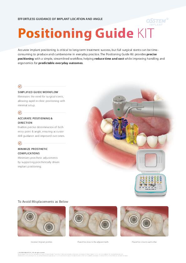 Flyer | Positioning Guide Kit | English